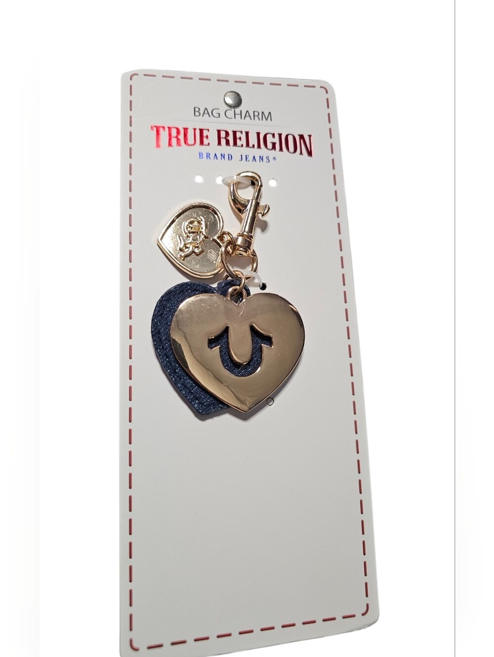 True Religion Brand Jeans Bag charm Keychain